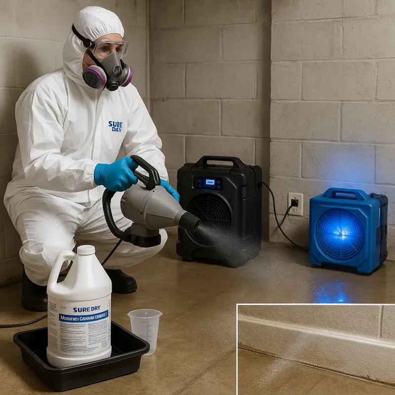 Sanitization and Odor Removal process in Five Points, OH