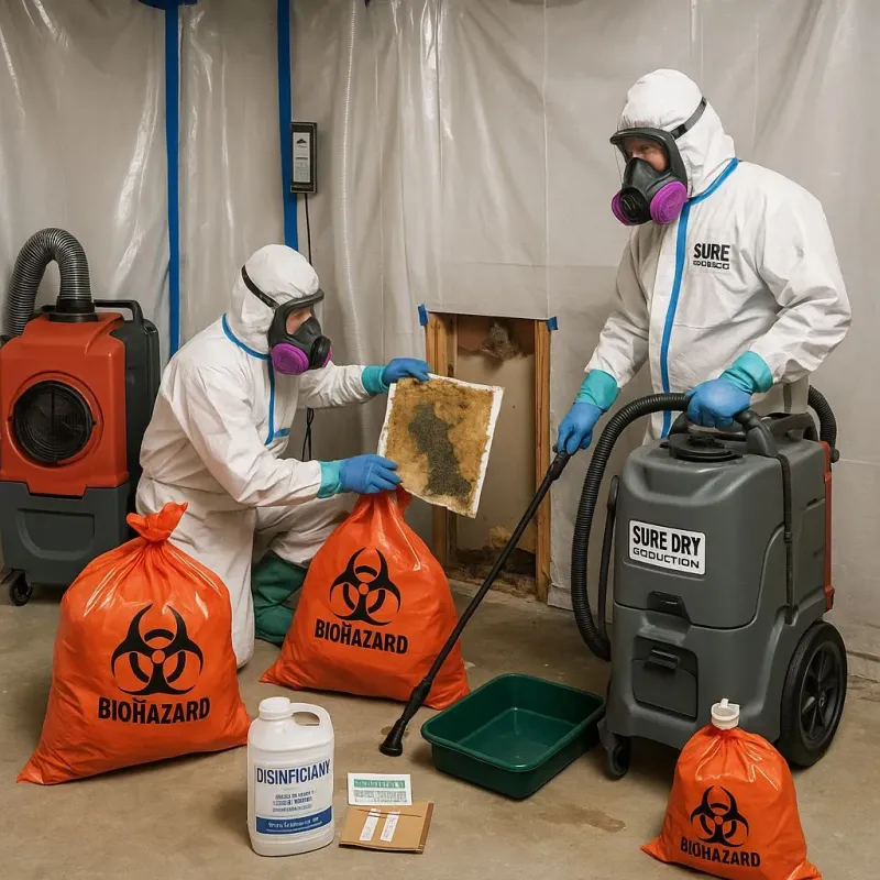 Contaminated Water Handling Protocols process in Five Points, OH